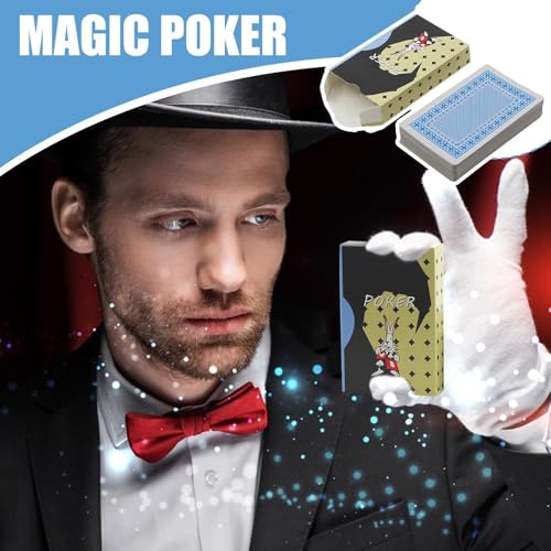 Generisch Trick-Pokerkarten,Trick-Spielkarten, Spielkarten Poker Kreativ für Trick, Unterhaltung Pokerkarten Familienspielabend Bühnenauftritt Trick für Wohnzimmer, Camping – Bild 3
