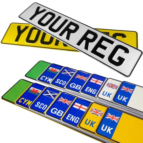 3D Pressed Metal Aluminium Number Plates UK | Legal & MOT Ap