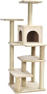 Sponsored Ad - Amazon Basics Cat Tree with Cave, Scratching Posts