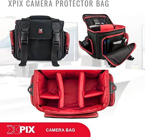 Photo Savings Bolsa Protetora Para Câmera/Filmadora E Acessórios Xpix Deluxe Com Alça De Ombro