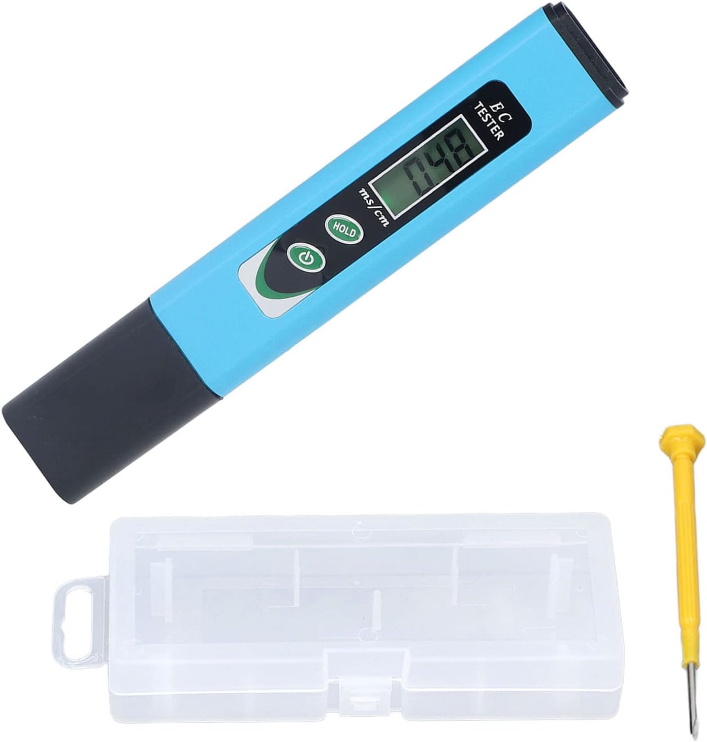 Pen Type EC Meter ABS LCD Househeld Conductivity Pen ATC Portable Water Quality Measurement Tool