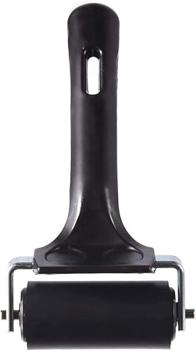 Miniatura 5 de Rodillo de goma de 4 pulgadas para grabado, ideal para aplicaciones de pegado también. (versión original)