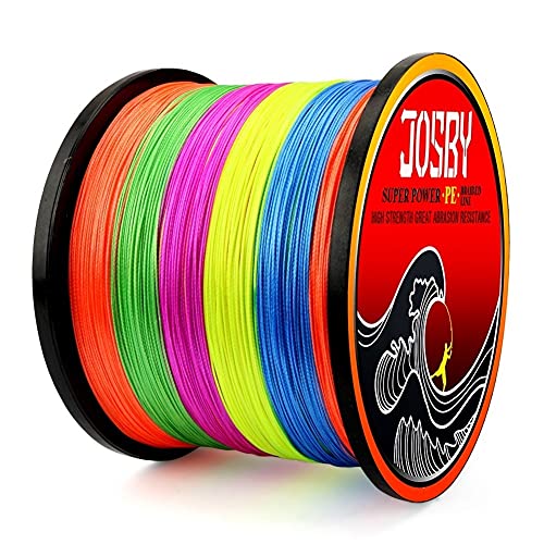 WEARRR Ligne de pêche tressée 8 brins 4 tissers multifilament PE Super Forte Ligne Japonaise Carpe 100m 300m 500m 1000m… - Image 5
