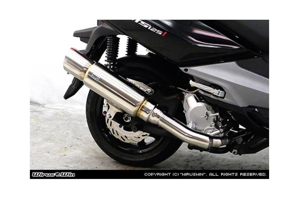 SYM RV125i wirus winマフラー 楽天市場】WirusWin SYM RV125i用 ファーストマフラー
