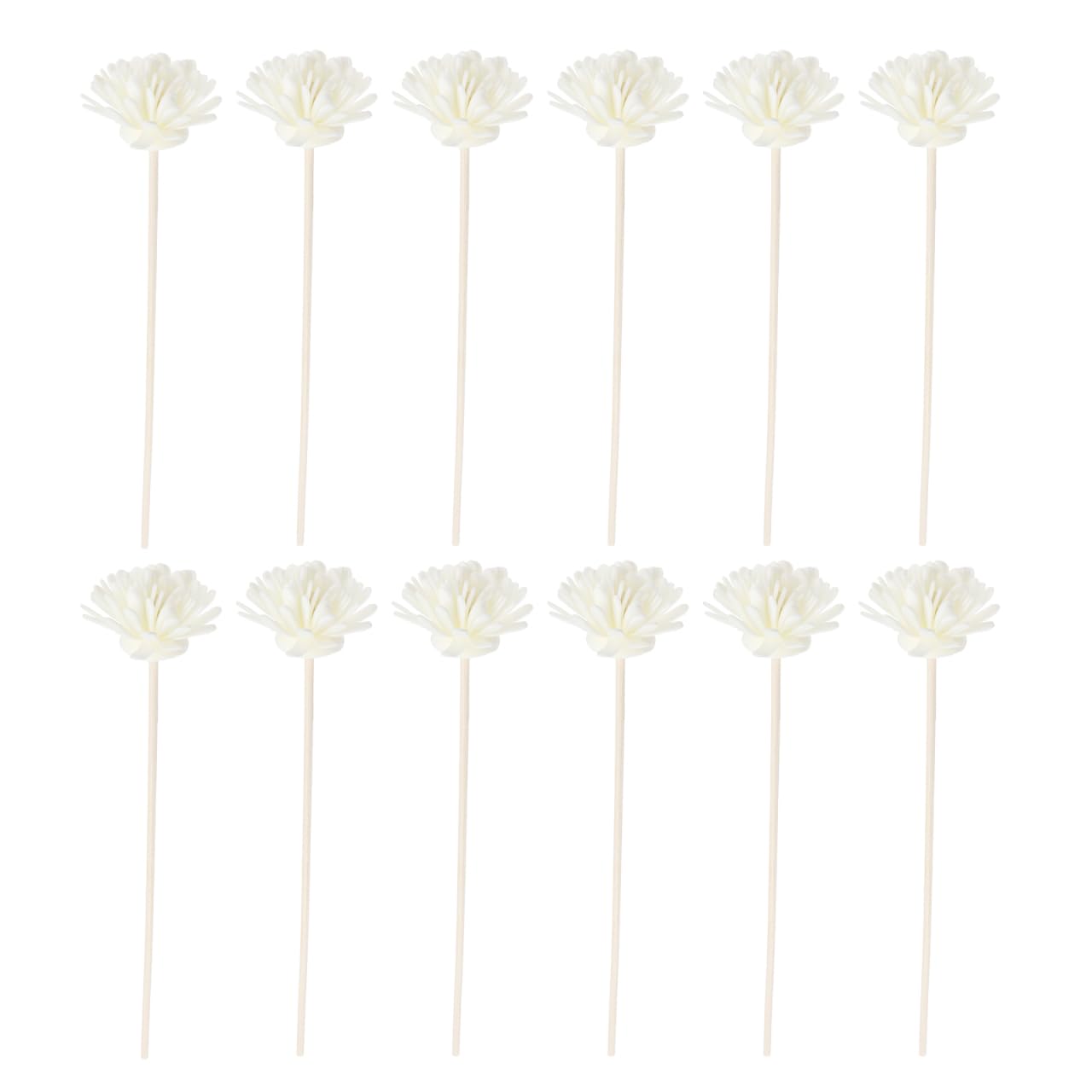8 Stück Rattan-Duftstäbchen Mit Blumen – Für Raumduft & Aromatherapie, Natürliche Diffuser-Sticks