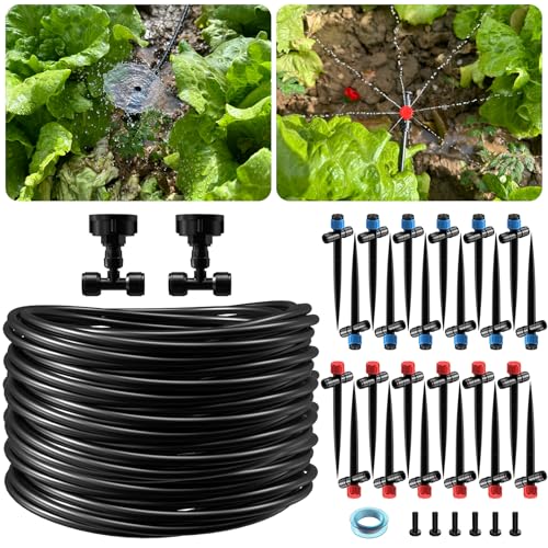 Système d'irrigation Jardin,36m Kit Arrosage Automatique,Goutte Système d'irrigation pour Jardin pour Jardin pelouse Serre Plantes