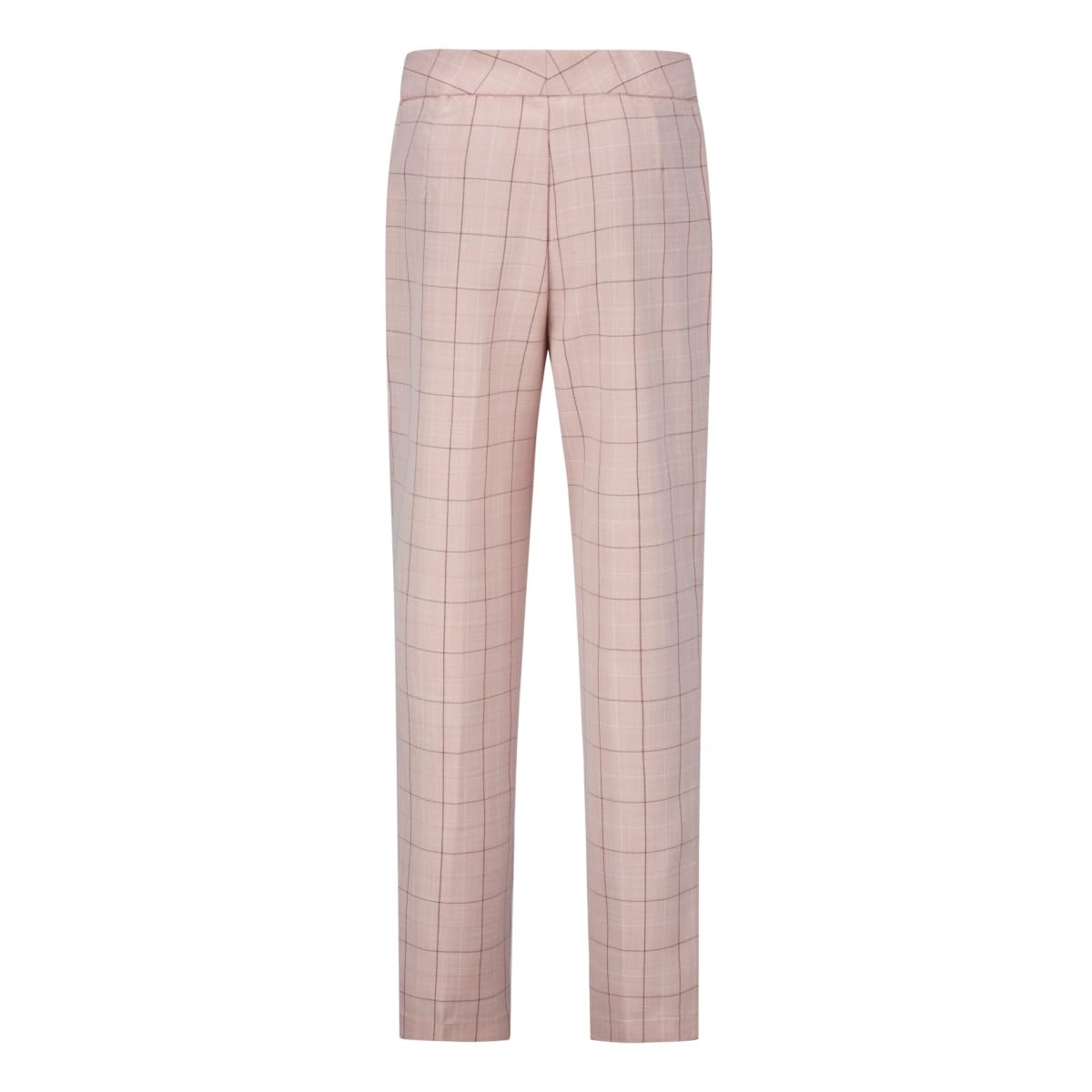 YUNCLOS Traje de 2 piezas a cuadros para mujer, manga larga, elegante, formal, oficina, un botón, blazer y pantalón