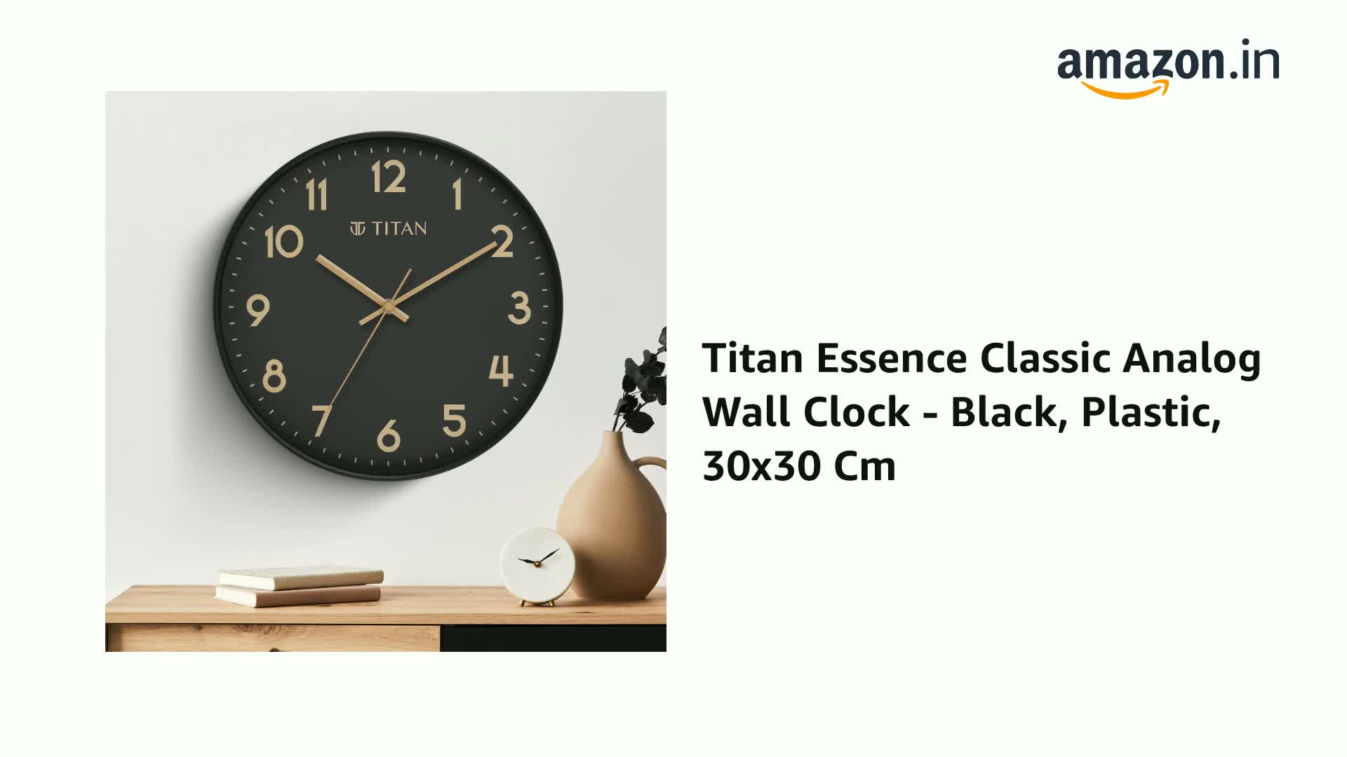 Titan Essence Classic Wall Clock