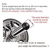 Lestino-Spring-Clip-Collars-1-inch-25-mm-for-Smooth-Dumbbell-Handle-or-Standard-Weightlifting-Barbell-Pack-of-4 Lestino Spring Clip Collars, 1 inch (25 mm) for Smooth Dumbbell Handle or Standard Weightlifting Barbell (Pack of 4)