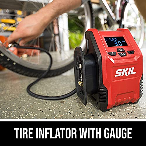 Image of SKIL PWR CORE 12V Compact Tire Inflator (Tool Only, Battery and Charger Not Included) - IF5943-00