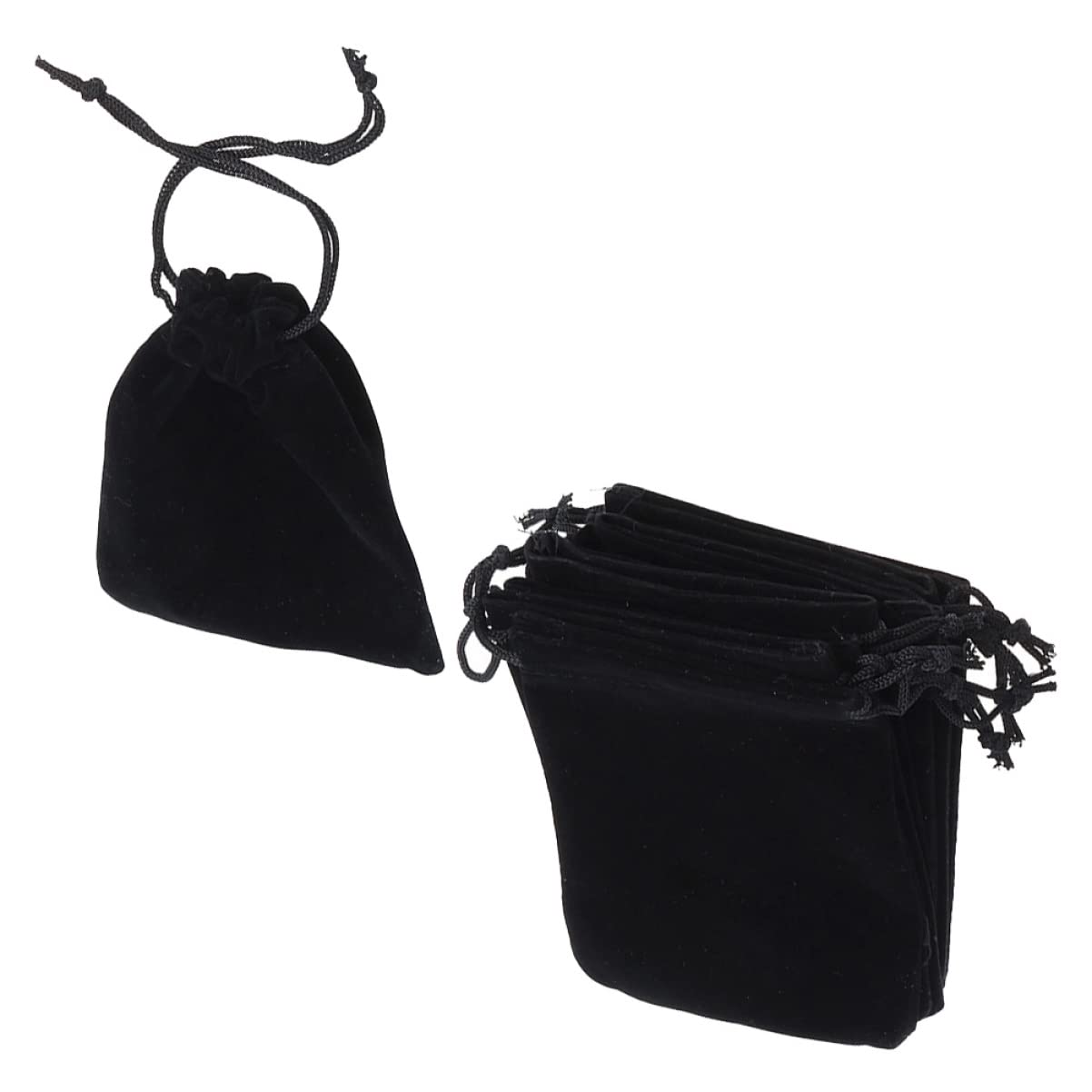 Healeved 90stücke Schwarze Stoffbeutel Mit Kordelzug Für Schmuck Hochzeiten Süßigkeiten Und Vielseitige Aufbewahrungstaschen Für Reisen Und Partys