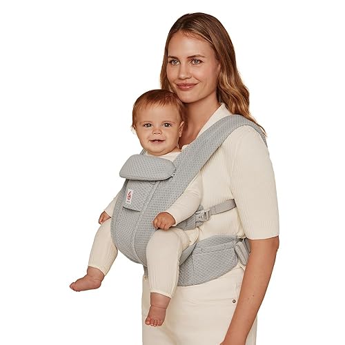 Miniatura 19 de Ergobaby Omni Deluxe - Portabebés de lujo para recién nacidos a niños pequeños, transpirables, para el verano, portabebés para todas las posiciones