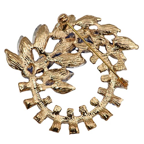 Elegant Crystal Brooch Pin