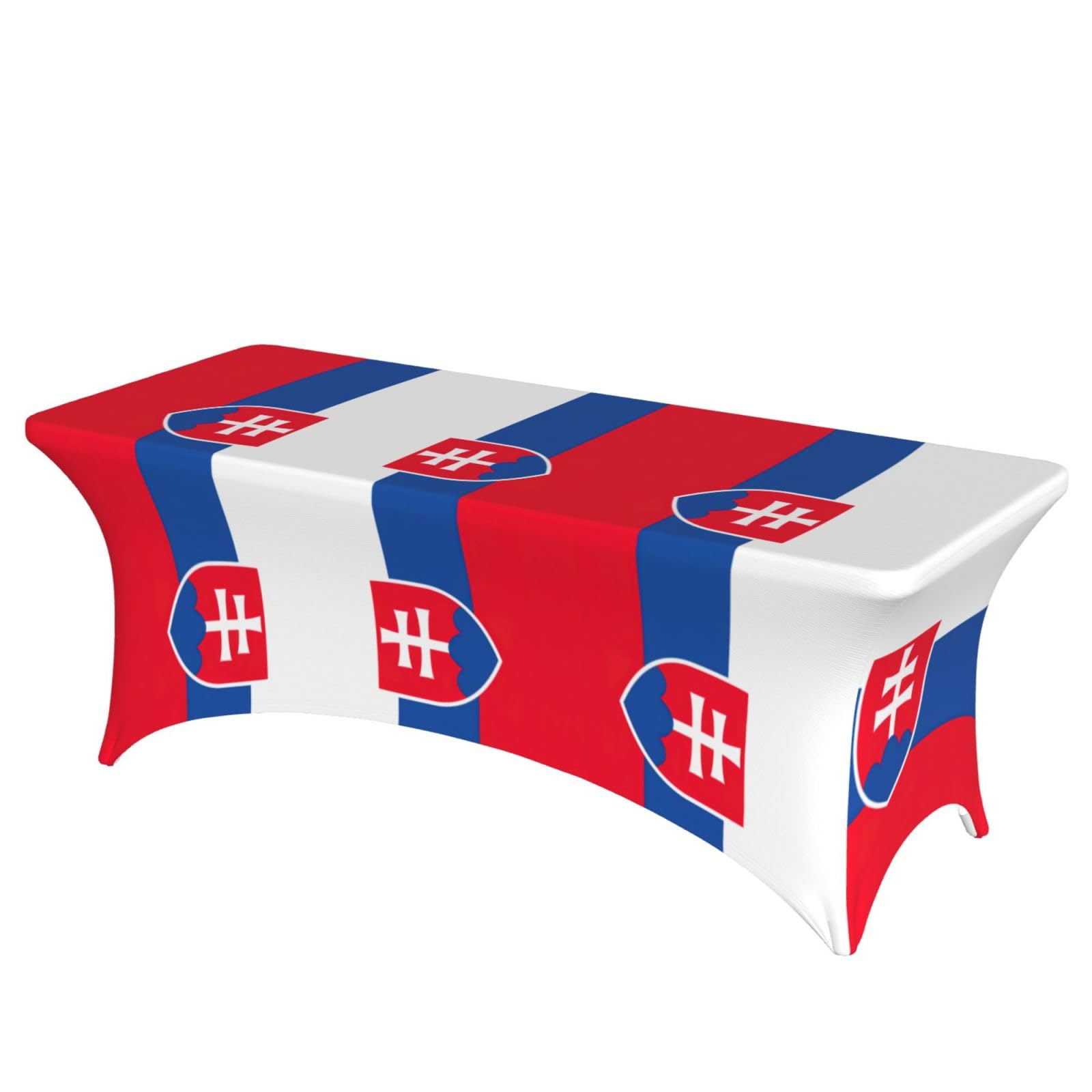 Nappe table Slovaquie extensible élasthanne anti-pli pour banquet 1,8m