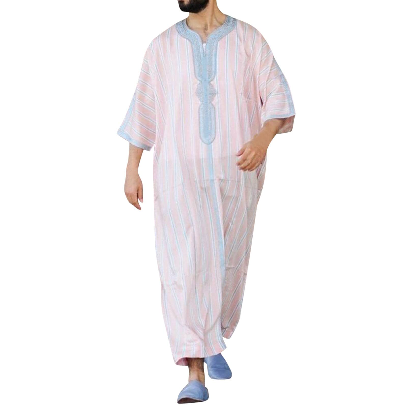 COOFANIN Mens Kaftan Gay Long Tunic Men Islamic Clothes for Men Islamic Winter Clothing for Women Moroccan Thobe with Hood African Clothing for Men Agbada Pilpiil Medium Medium UK Sales Clearance