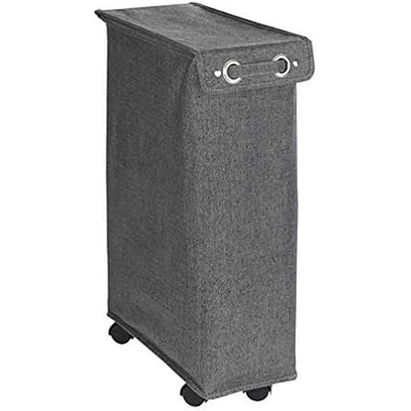 Iovivo Raumspar Wäschekorb aus PVC handgeflochten braun : Amazon.de