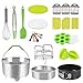 Produktbild Zalava 25 Pcs Zubehör für Instant Pot, Schnellkochtopf Zubehör Set für Dampfkochtopf Dampfgarer Korb, mit Edelstahl Dämpfeinsatz, Kompatibel mit Instant Pot 5,6,8 QT Schnellkochtopf