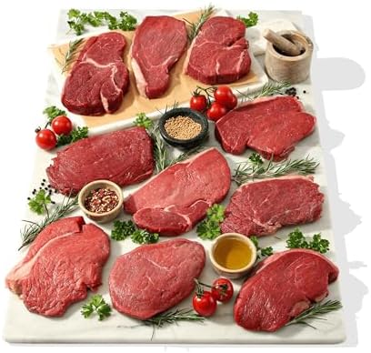 MuscleFood Heritage Beef Rump Steaks (10 x 170g Steaks) | 21-Day ...