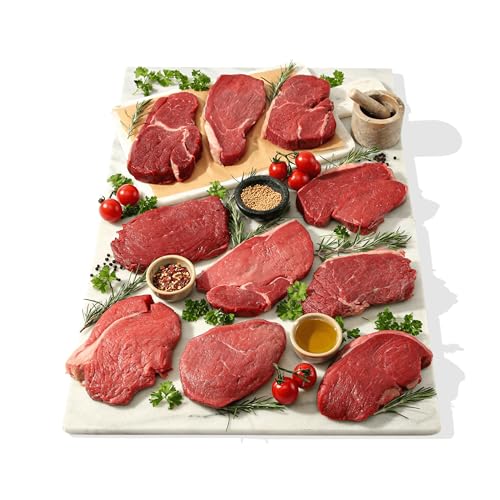 MuscleFood Heritage Beef Rump Steaks (10 x 170g Steaks) | 21-Day ...