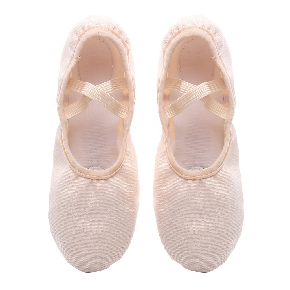 Healifty Zapatos de Baile de Suela Blanda Zapatos Deportivos de Gimnasio de Yoga Talla Libre 44 Tamaño Transpirable para Estudiantes Mujeres Damas Niñas