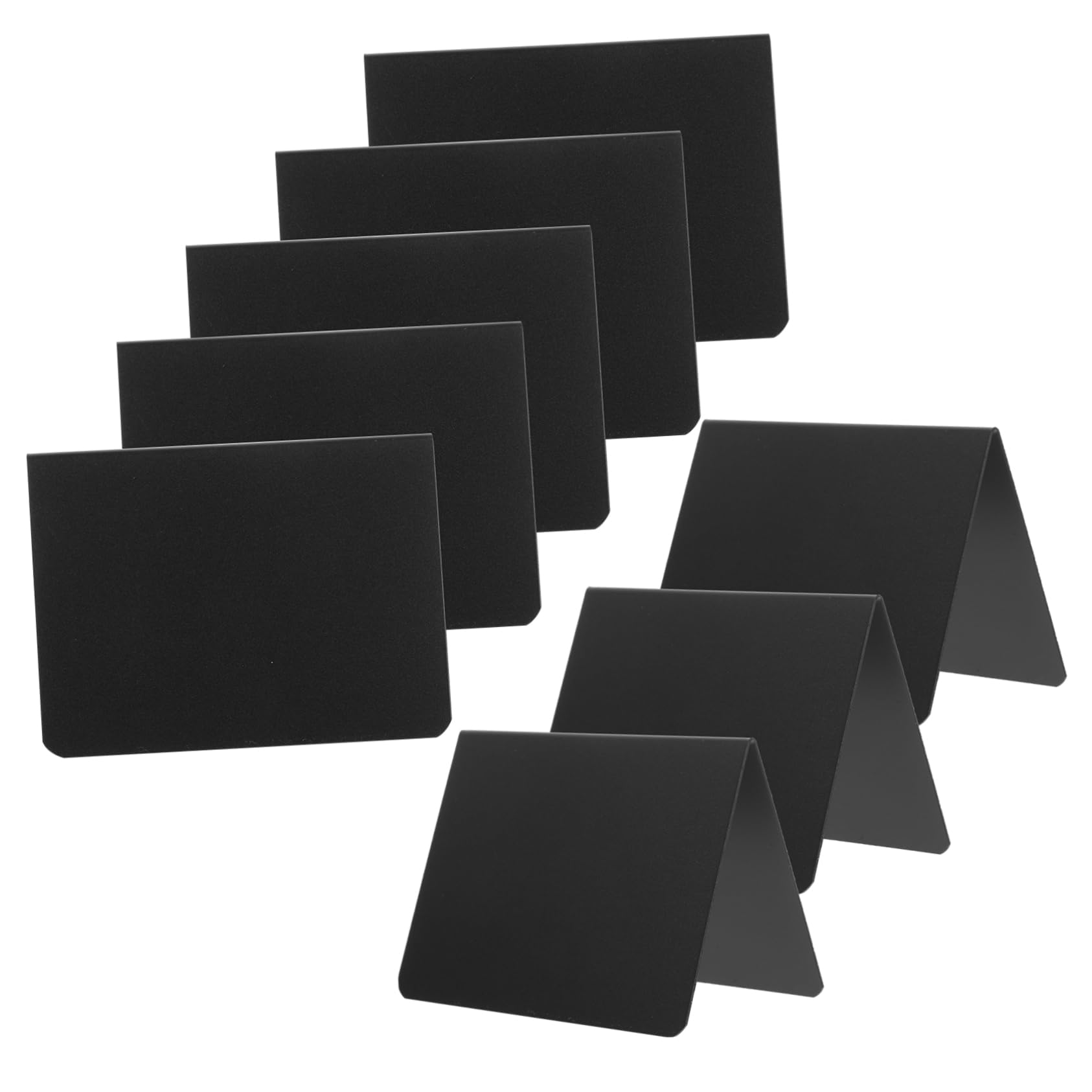 NUOBESTY Praktisches Mini-kreidetafel-schild Desktop-memo-board Schreib-memo Für Ladentisch-schild L-förmiger Ständer Leicht Zu Reinigen Und Zu Pflegen Für Party-buffet Einzelhandel