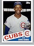 2020 Topps Update 35th Anniversary Baseball #85TB-11 Ernie Banks Chicago Cubs Official MLB Trading Card From The Topps Company in Raw (NM or Better) Condition