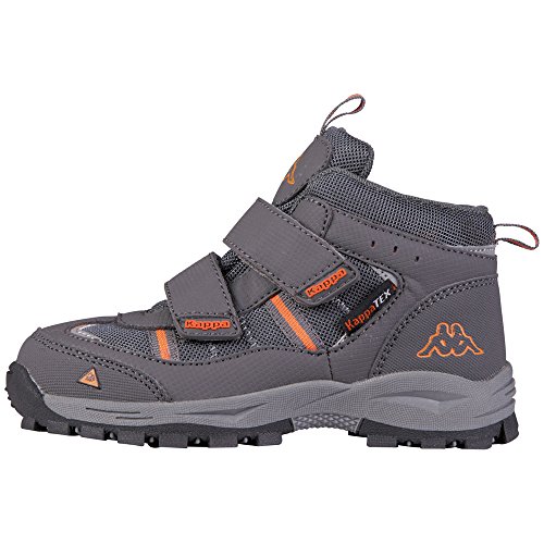 Kappa Unisex-Kinder Action TEX Kurzschaft Stiefel, Grau (1344 Anthra/orange), 30 EU