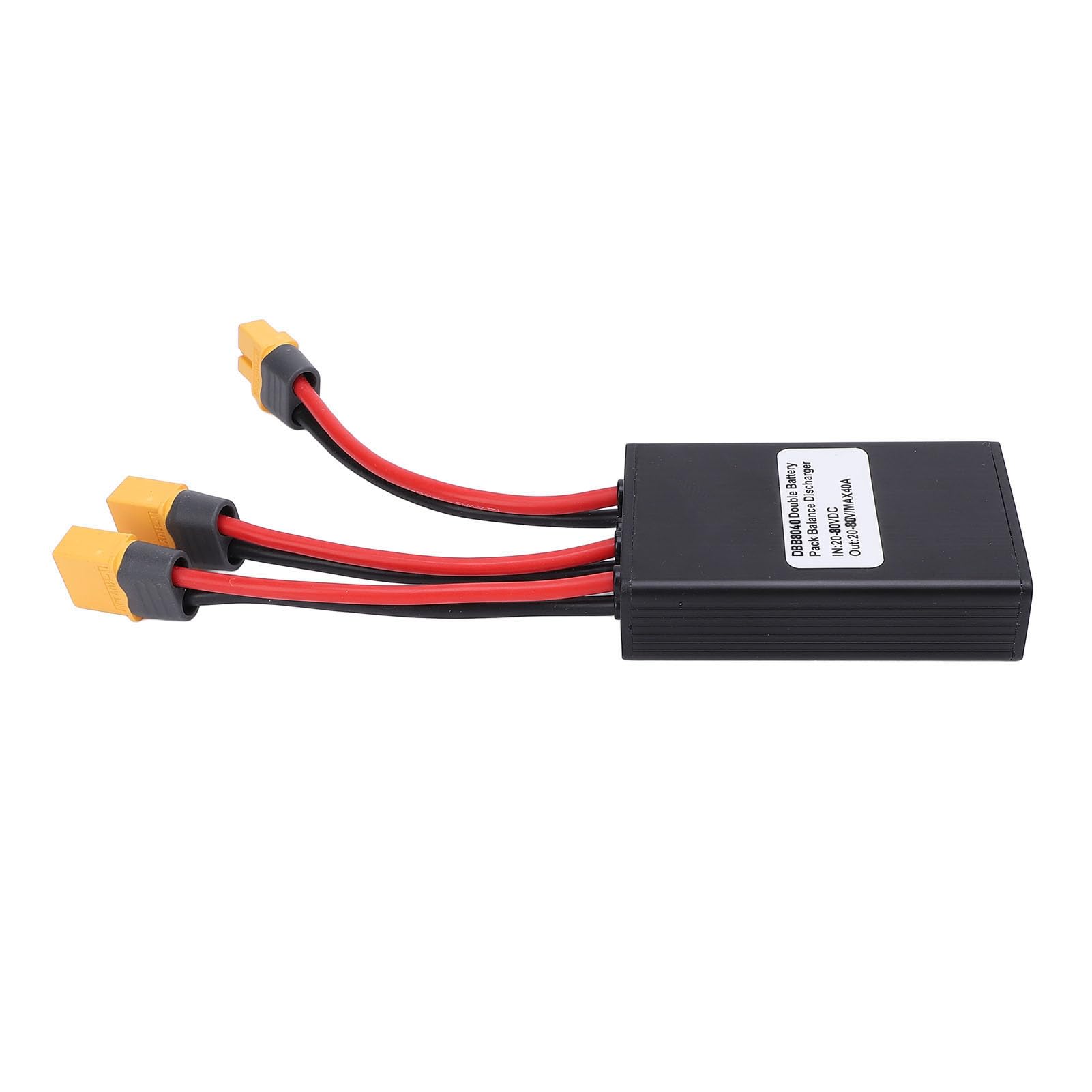 Acouto Convertidor de Descarga de Batería Doble DC20-80V Interfaz XT60 Adaptador de Módulo Paralelo de Batería para Motor de 250-3000W Corriente Duradera Simultánea Lata de Descarga Aplicable La (40A)