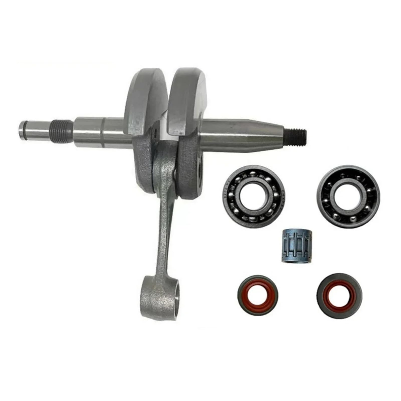 Universal Lawnmower Parts Crankshaft Bearings and Oil Seal and Pin Fits for MS361 MS341 Chainsaw Spare