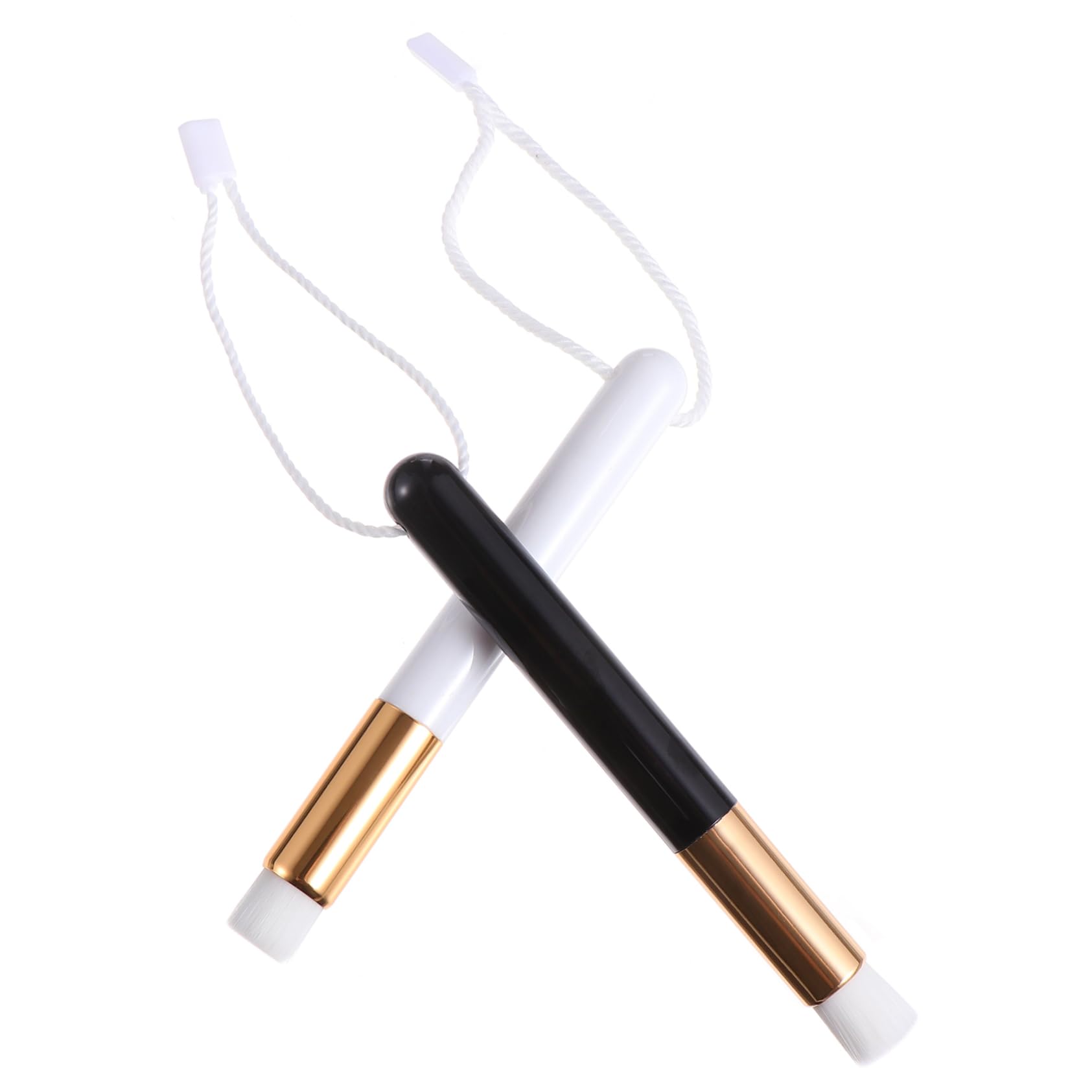 Baluue 2pcs Eyelash Brush for Mascara Removal Multi-Functional Cleaning Brush for Nose Shadow Eyelash Wands Professional Makeup Tools Skin-Friendly and Comfortable Touch