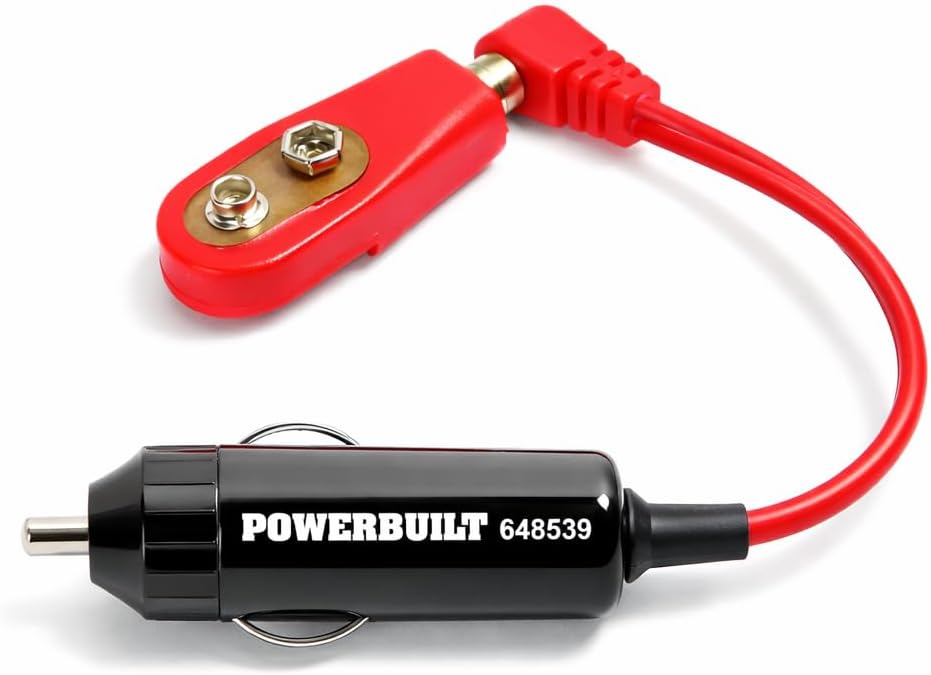 Powerbuilt Auto Vehicle Computer Memory Keeper, Automotive Setting Saver, For maintaining voltage continuity to engine computer, clock and radio memory - 648539