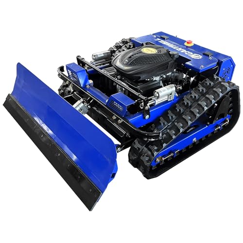 CARTIWELL Ferngesteuerter Motor-Rasenmäher CW-500 Böschungsmäher mit Schneepflug