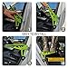 TOOENJOY Universal Fit Car Door Step, Foldable Roof Rack Door Step Up on Door Latch, Both Feet Stand Pedal Ladder, Easy Access to Rooftop for Most Car, SUV, Truck, Max Load 400 lbs(Green