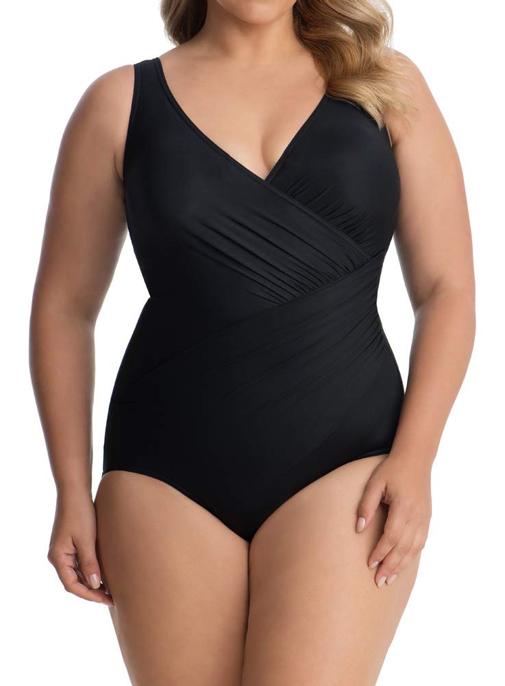 Miraclesuit Damen-Badeanzug, Übergröße, Must Haves Oceanus, einteiliger Badeanzug