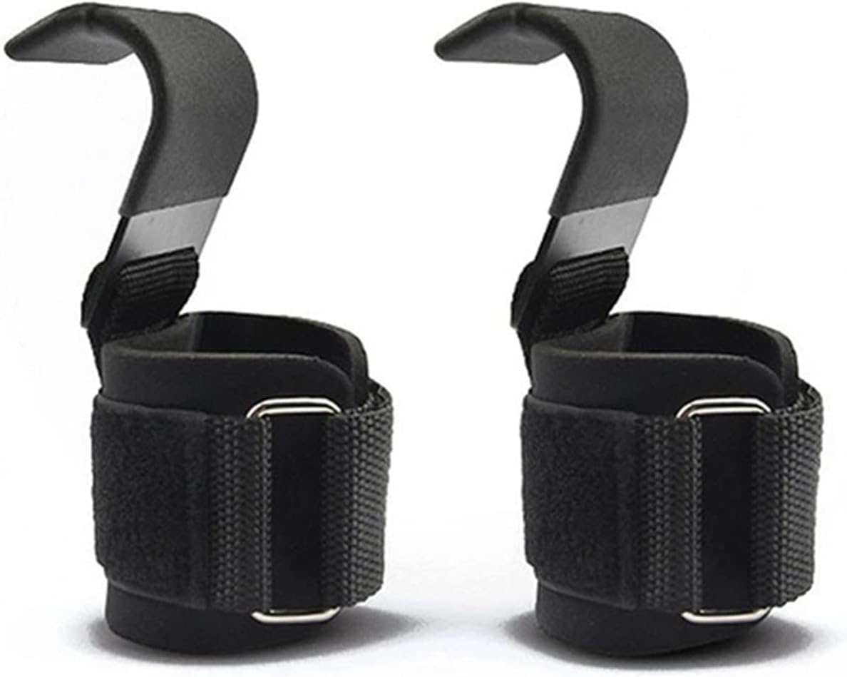 Weightlifting Hooks Grips Weight Lifting Hooks HandBar Wrist Straps
