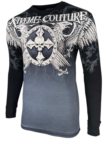 Xtreme Couture by Affliction Men's Thermal Shirt INDUSTRIALIZED4