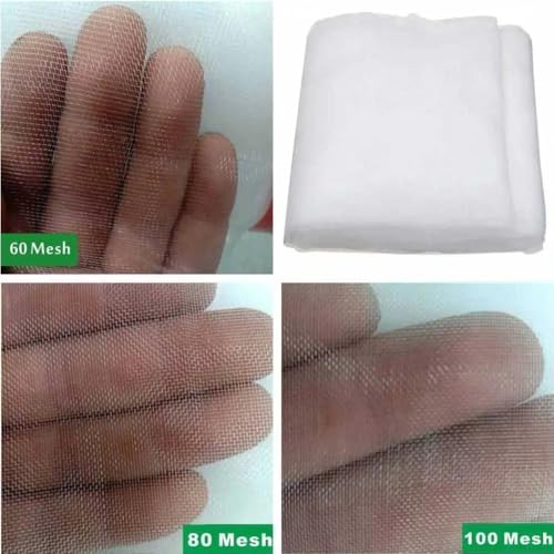 Malla protectora de invernadero en tejido de nailon blanco con múltiples densidades de filtrado 3