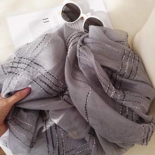 Schal Halstuch Echte Hijab Marke Winter Seidenschals Weiblicher Langer Wollschal Frauenschals Frühling Sommer Poncho Foulard Style4