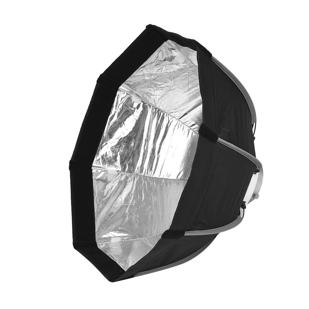 Morelian 55cm Foldable 8-Pole Octagon Softbox with Soft Cloth Carrying Bag Bowens Mount for Studio Strobe Flash Light