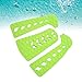 Shanrya Surfboard Deck Traction Pads, Thermal Insulation Surfboard Traction Pad Quadrate Hole Structure Anti Vibration for Boats for