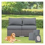 Familienfreundlich und pflegeleicht: Maschinenwaschbar - Der Waschgang bei 30°C erhält die Stoffqualität. Natürlich an der Luft trocknen, um die Elastizität zu erhalten. Keine besondere Pflege erforderlich, einfach mit ähnlichen Farben und Feinwaschmittel waschen.