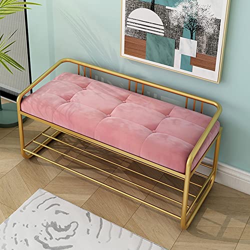 Banc à chaussures avec coussin d'assise et dossier pour ranger les bottes d'hiver - 2
