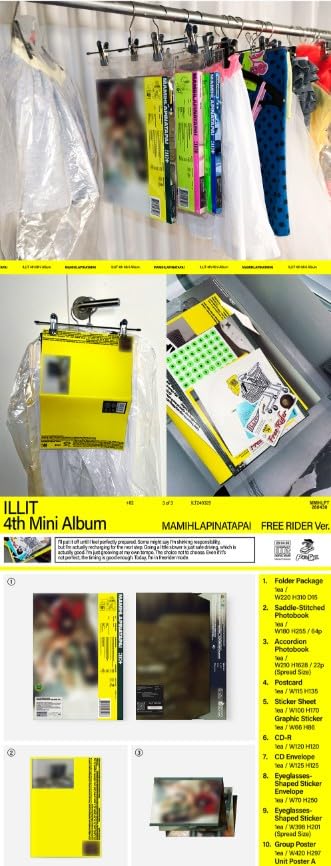 Amazon.com: ILLIT MAMIHLAPINATAPAI [Photobook 3 Ver Set] 4th Mini