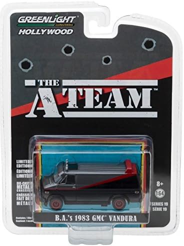 Amazon | 特攻野郎Aチームバン GREENLIGHT 1/64 A TEAM VAN 1983 GMC Vandura ハリウッドシリーズ  44790 | ミニカー・ダイキャストカー | ホビー