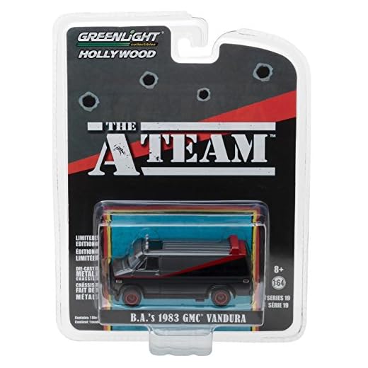 Greenlight A-Team Modelo DieCast Furgoneta GMC VANDURA 1983 de B.A. Baracus - Escala 1/64 Original