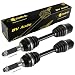 Caltric REAR RIGHT and LEFT COMPLETE CV JOINT AXLES Fits POLARIS SPORTSMAN 700 4X4 2003 2004 2005