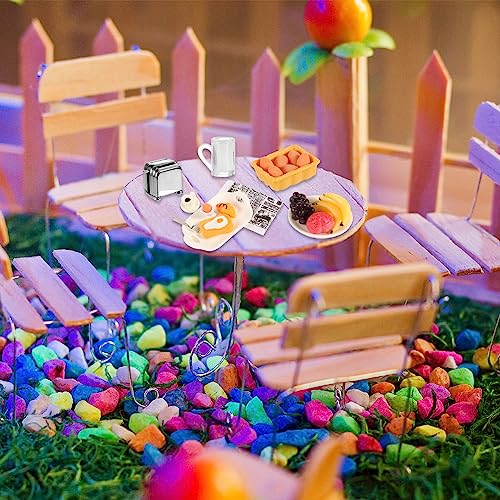 Accessoires de petit déjeuner miniature pour décorer une table de poupée 1:12 - 6