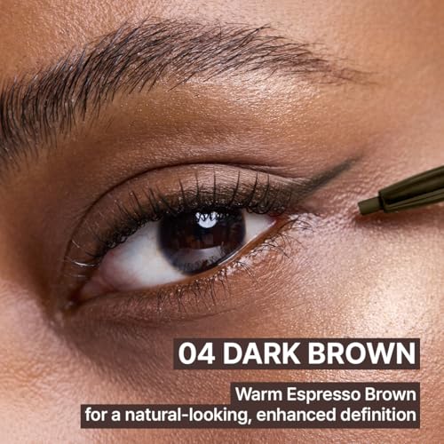 Image of CLIO Sharp So Simple Waterproof Pencil Liner, 2mm Ultra-Slim Thin Precision Tip, Tug Free Glide, Smudge Proof Long Wear Formula, Safe for Sensitive Eyes, Easy Control For Daily Makeup (004 Dark Brown)