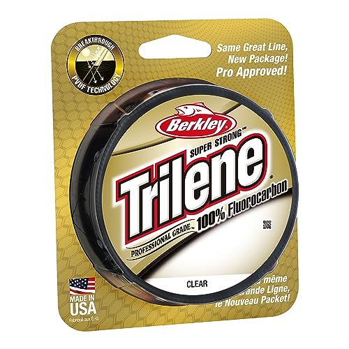 Berkley Trilene® 100% Fluorocarbon, Clear, 6lb | 2.7kg, 200yd | 182m Fishing Line, Suitable for Freshwater Environments
