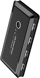 Lurrose Printer Sharer USB Splitter USB Computer Charger USB a Adapter Switcher Box for Scanner USB 3.0 Sharing Switch Printer Switch Switcher Box Hub for Printer Peripheral Switch USB USB